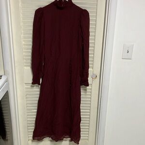 Maroon dress